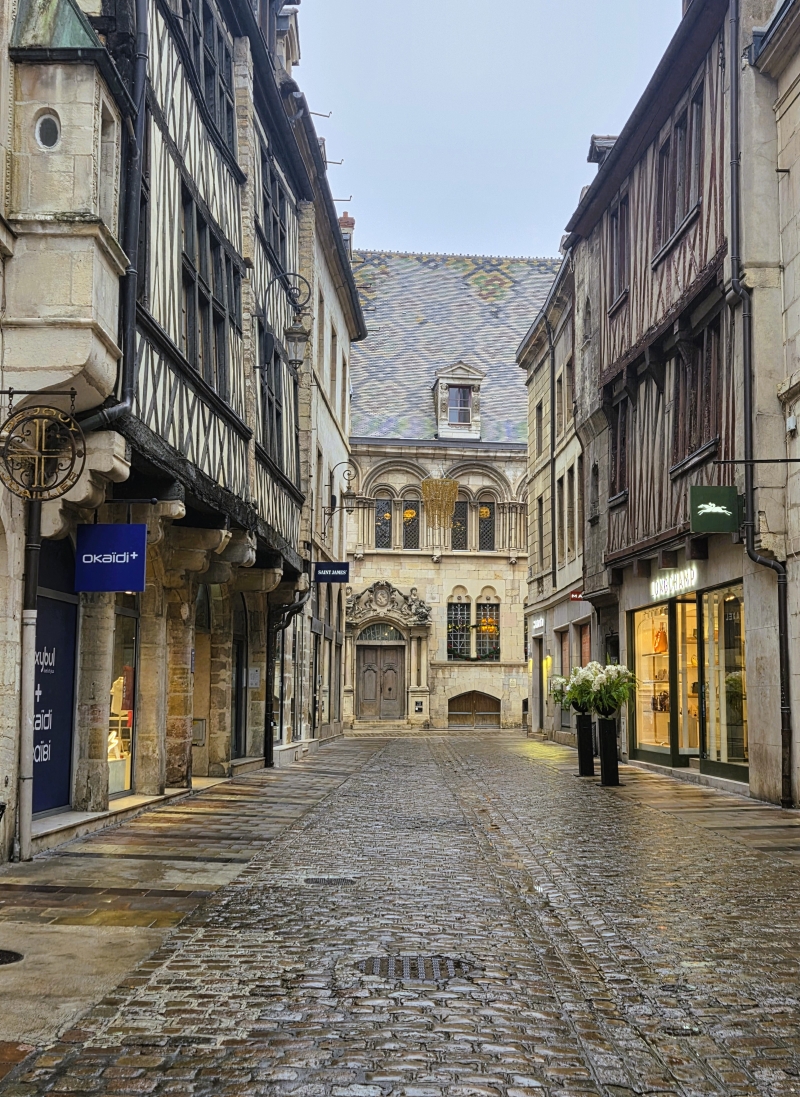 one of the Dijon street at night taken by Alexandra in England 