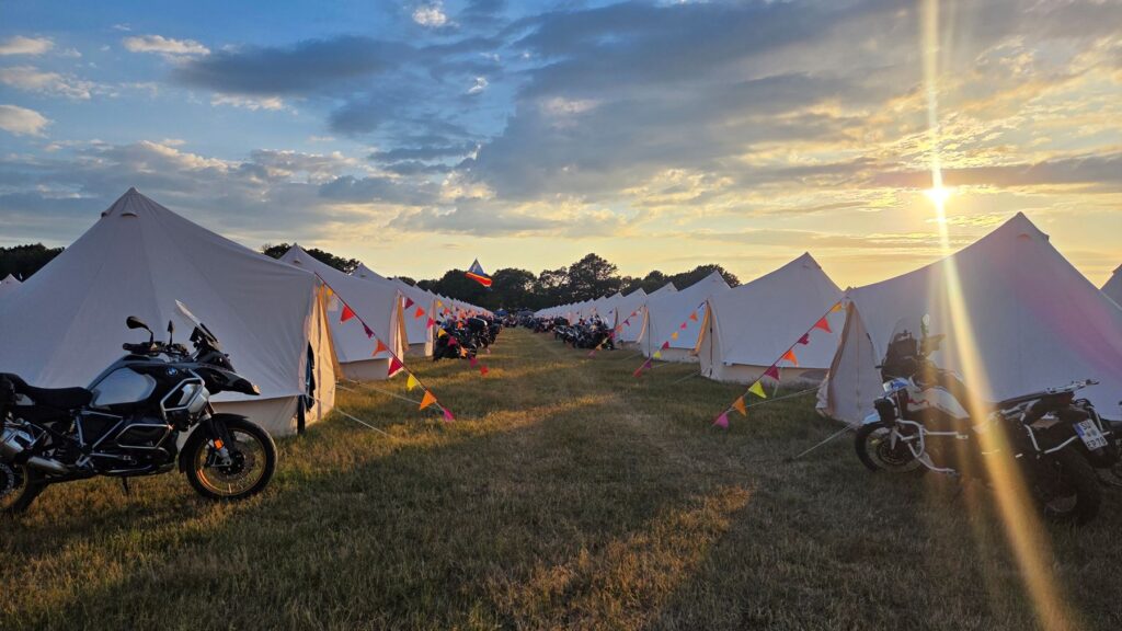glamping tents abr festival - taken by alexandra in england