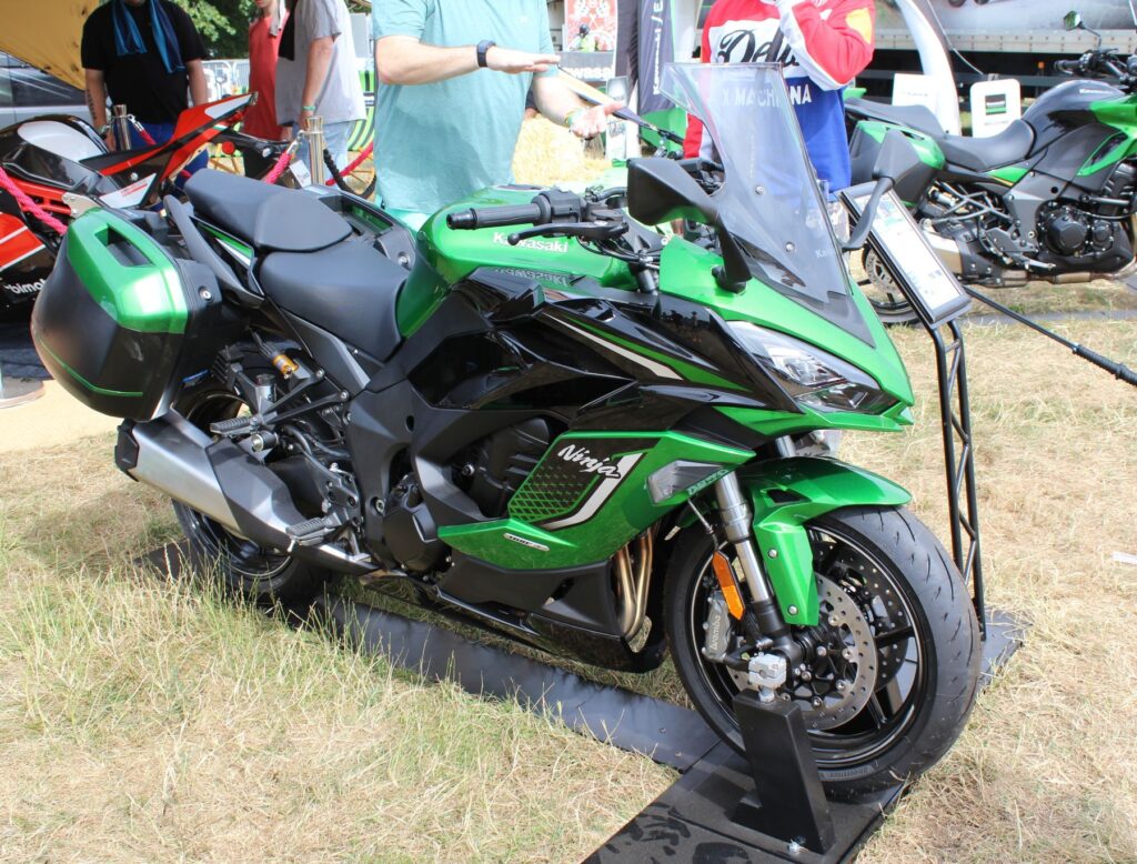 Adventure Bike Rider Festival Kawasaki Ninja 1100SX taken by Alexandra in England