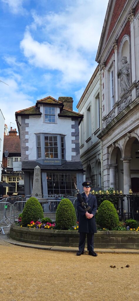 A Day Trip to Windsor and a Royal Surprise 6 The Crooked House of Windsor Wobbly Tea House Windsor taken by alexandrainengland.co .uk