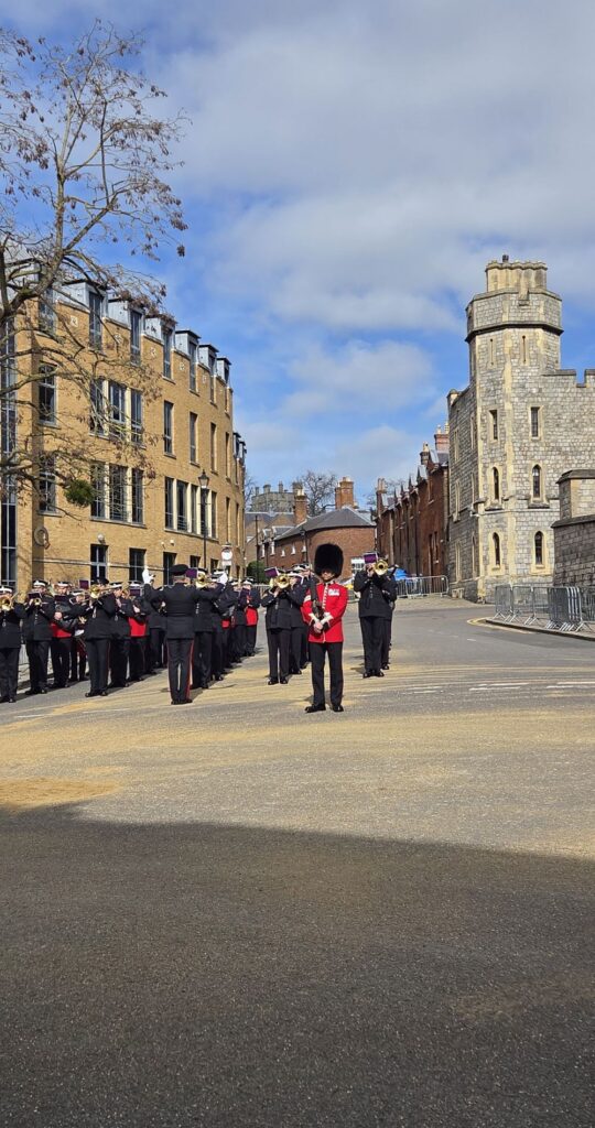 A Day Trip to Windsor and a Royal Surprise 4 windsor state visit rehearsal